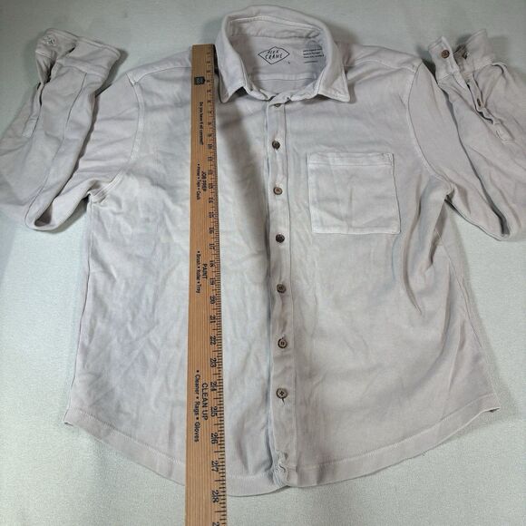 Alex Crane Sweater Mens Large Button Up Collared Cardigan Organic Cotton - Picture 7 of 8